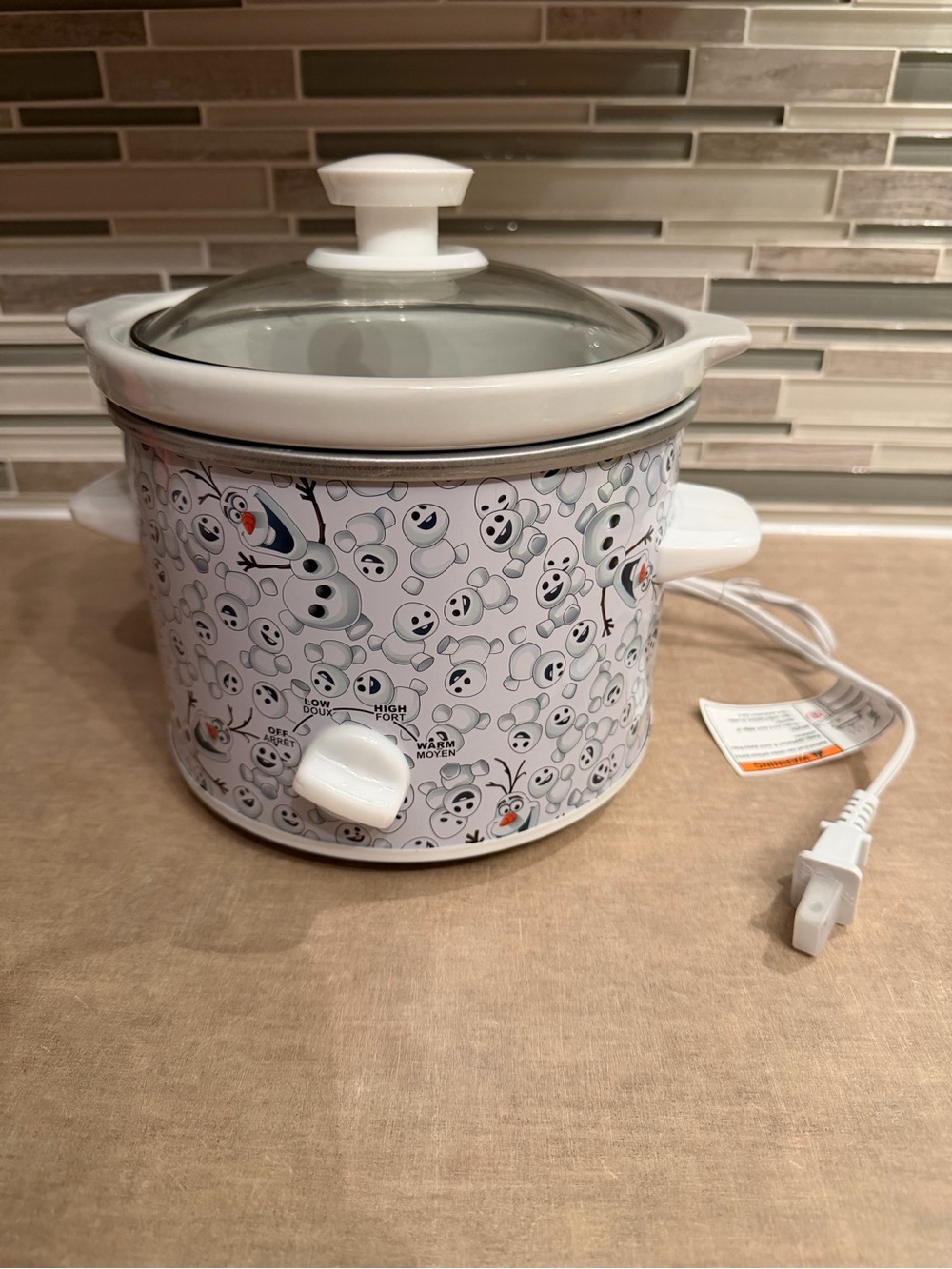 ❄️ Disney Frozen Olaf Slow Cooker - Small 1.5 Qt - NWOT ❄️